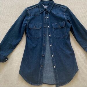 Calvin Klein Classic Blue Denim Shirt